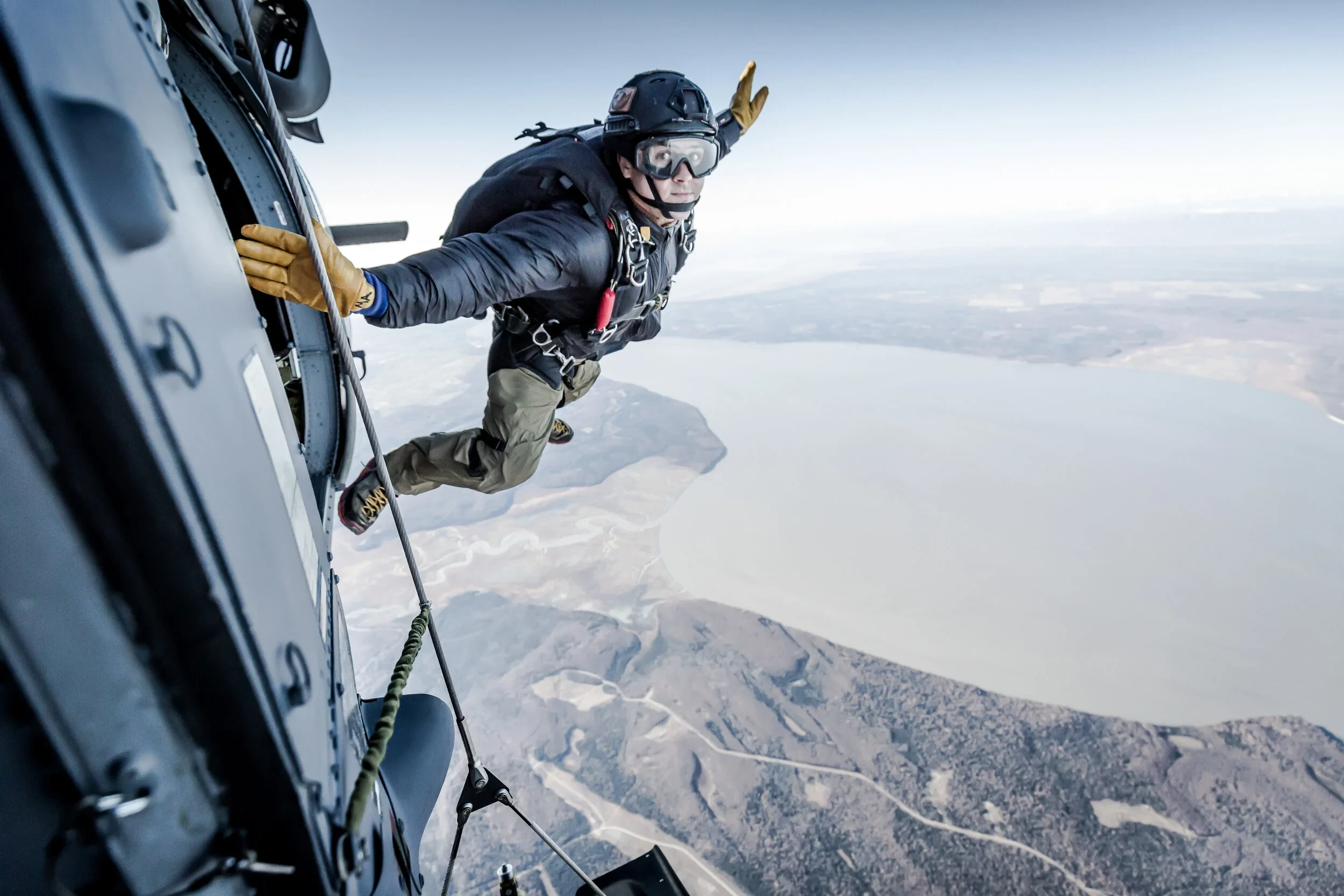Air Force Pararescueman Jeremy Maddamma.