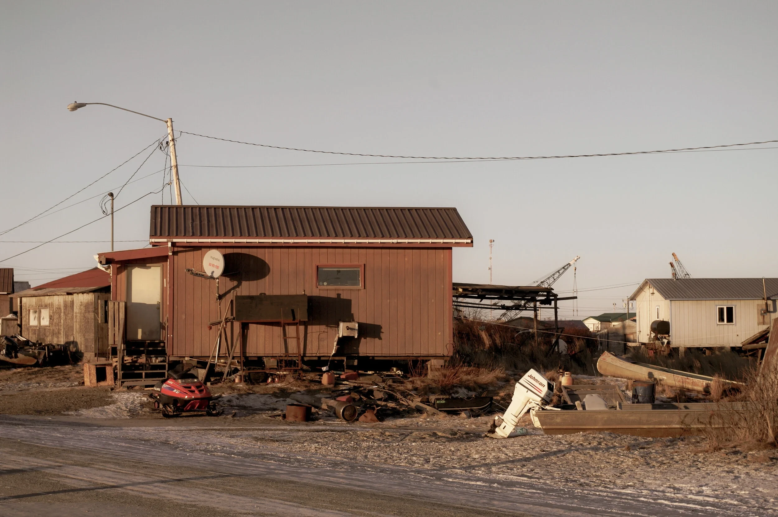 Scene of community life in Alaska.