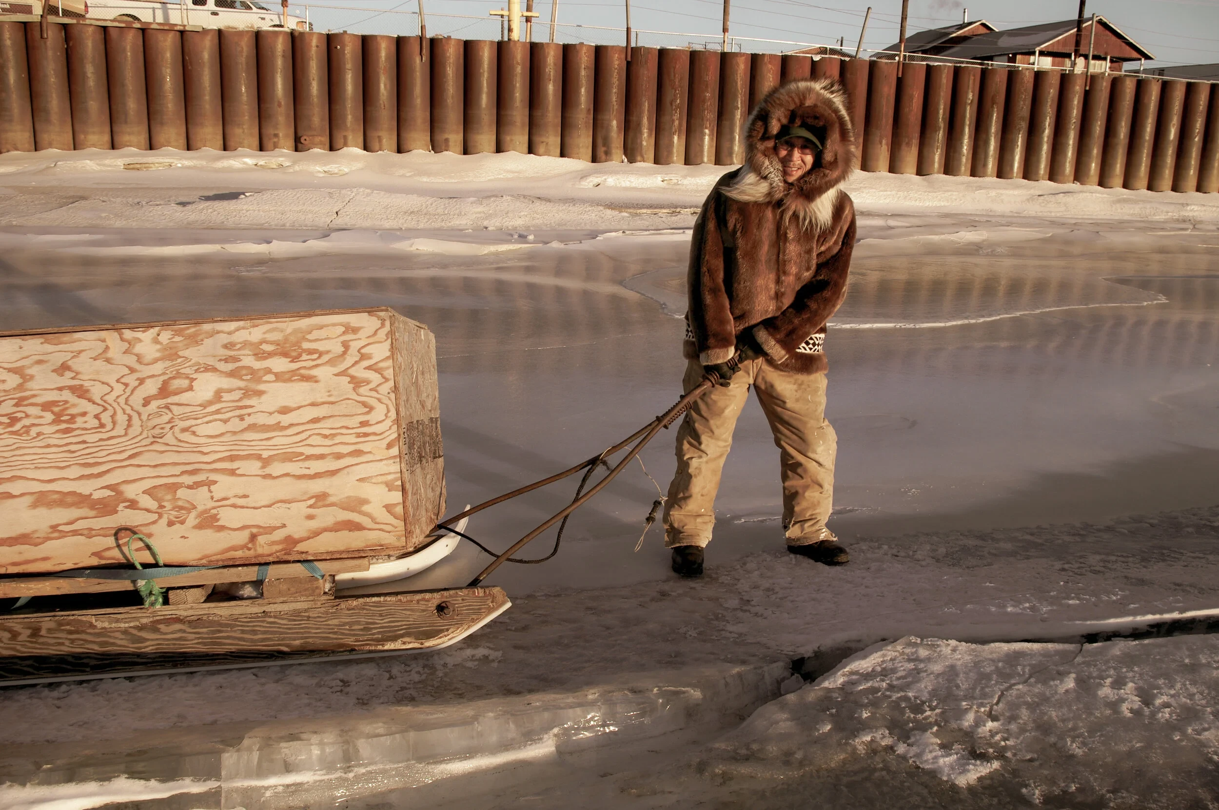 Scene of community life in Alaska.