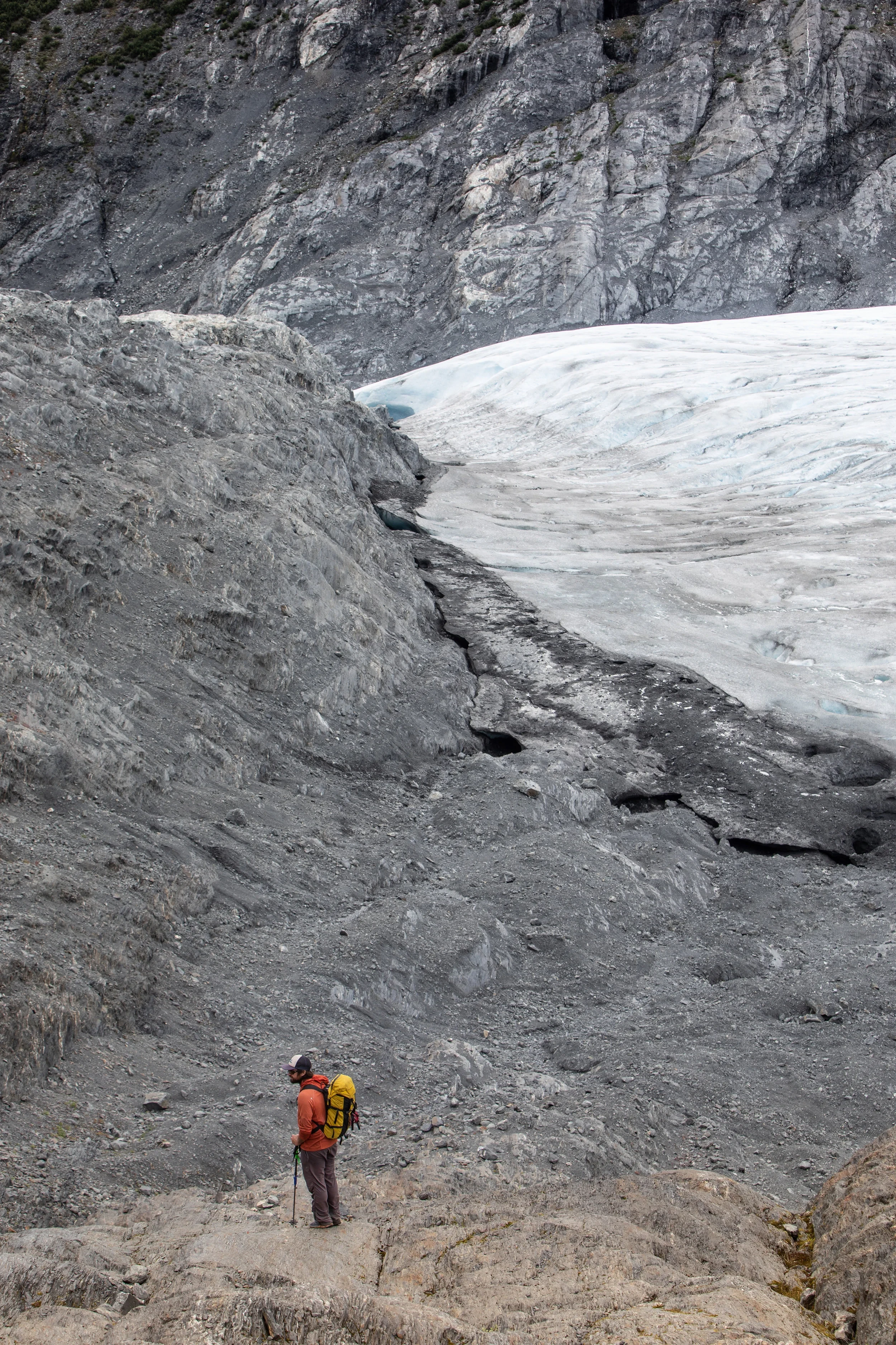 Glacier and landscape changes in Alaska.