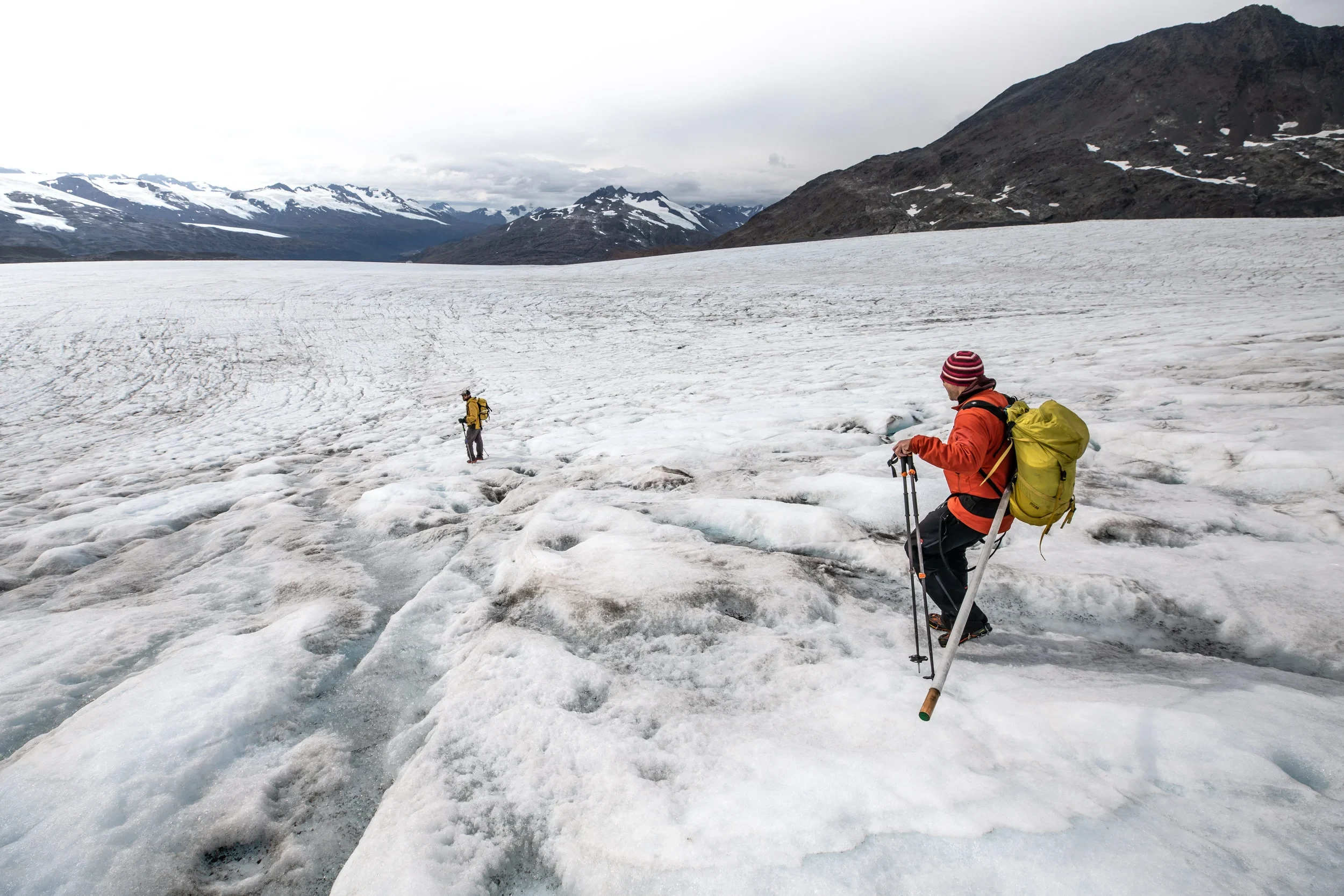 Glacier and landscape changes in Alaska.