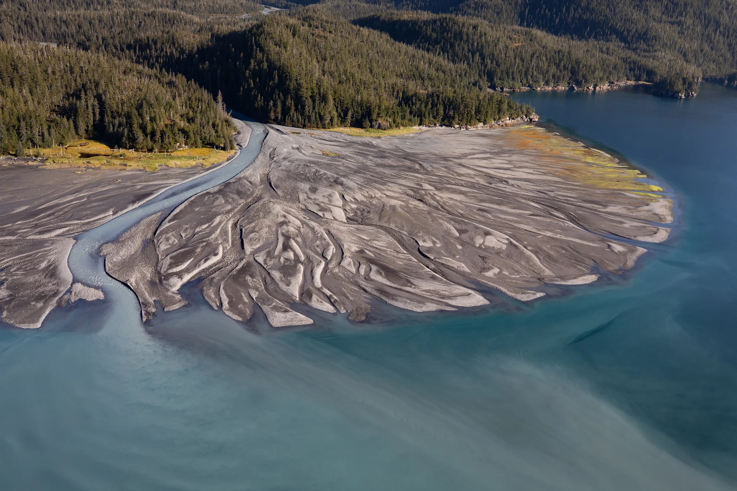 Glacier and landscape changes in Alaska.