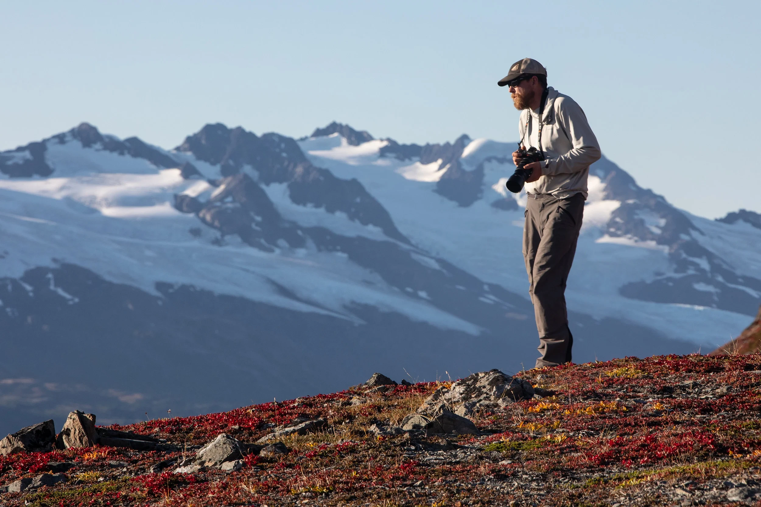 Glacier and landscape changes in Alaska.